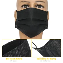 50 шт одноразовые маски для лица с петлей для ушей пыльца защита от пыли смога четыре слоя фильтр с активированным углем модные маски со ртом для лица