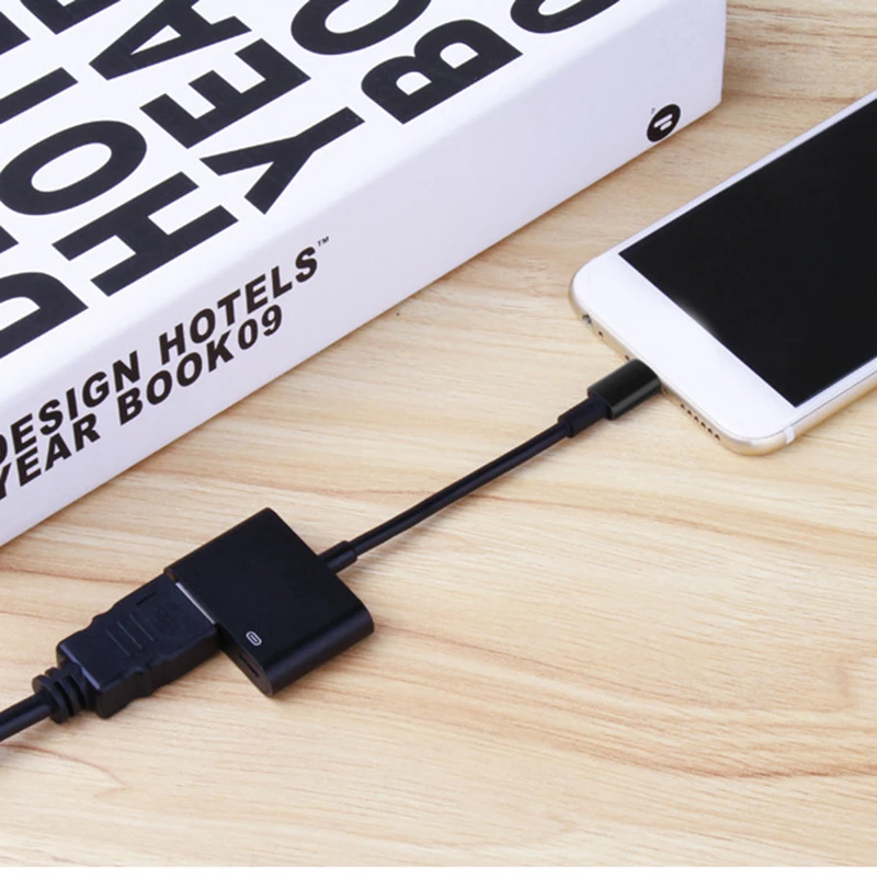 Совместимый для Apple к HDMI адаптер металлический корпус 1080P цифровой AV конвертер OD889