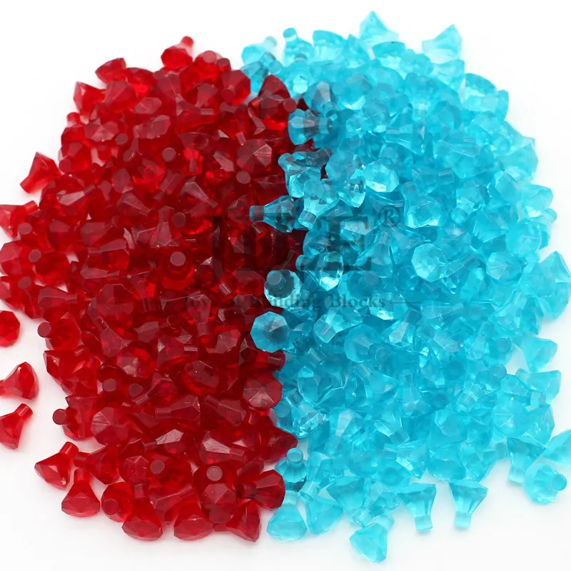 

Moc Rock 1x1 Jewel 24 Facet DIY City Street View Diamond Building Bricks Blocks Bulk Set Compatible with Assembles Particles