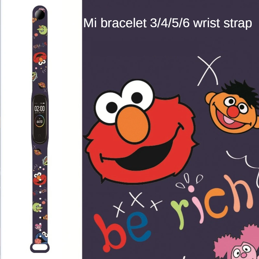 The New Wristband Is Suitable for Mi Band 6 Wristband Smart Bracelet Personality Replacement Mi Band 5 Smart Strap Xiaomi Band