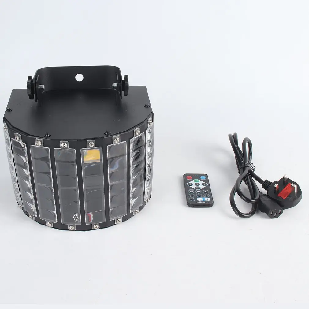 

DJ Butterfly Lights Stage Lights MultiColors LED Wide Beam by IR Remote Control for Party Stage Lighting Metal Casi