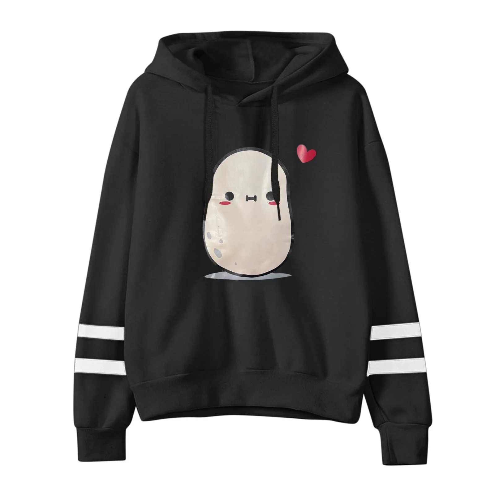 Kawaii Sweatshirts Hoodies Women's Fashion Long Sleeve Cute Animal Printed Hoodie Hip Hop Loosen Blouse Top oversized sweatshirt 2