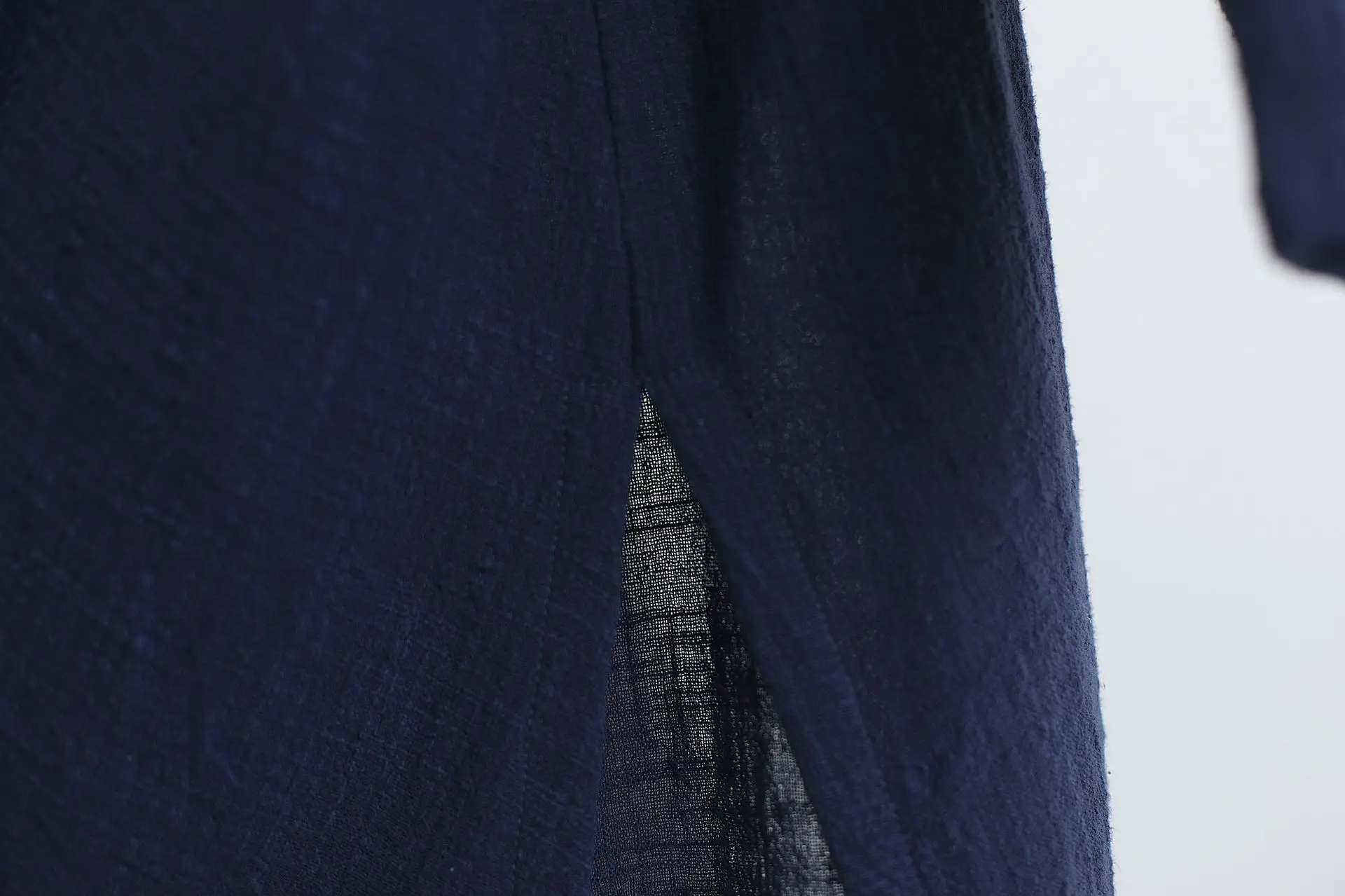 Summer New Products Ginkgo Long Sweater Retro Wind Thin Cotton Linen Tops Cardigan Casual Loose Style