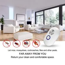 Ultrasonic Mosquito Repellent Ultrasonic Pest Repeller Insect Plug in Multi-Functional Mouse Spider Rodent Electronic lp 03 multi function ultrasonic mosquito pest repeller white 2 flat pin plug