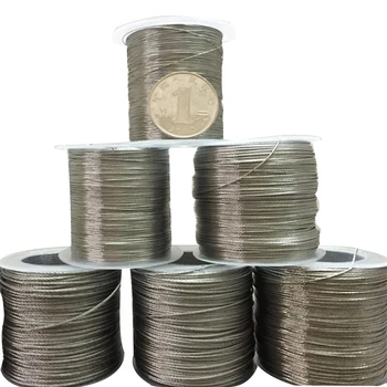 

100M Transparent plastic wire rope fishing lead rope soft wire OD 0.3mm 0.38 0.45 0.5 0.6mm crystal light sling Rustproof wire