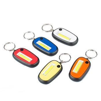 

Creative Mini COB LED Keychain Flashlight Pocket Light Key Chain Keyring Light Lamp Torch for Cycling Climbing Outdoor Hiking