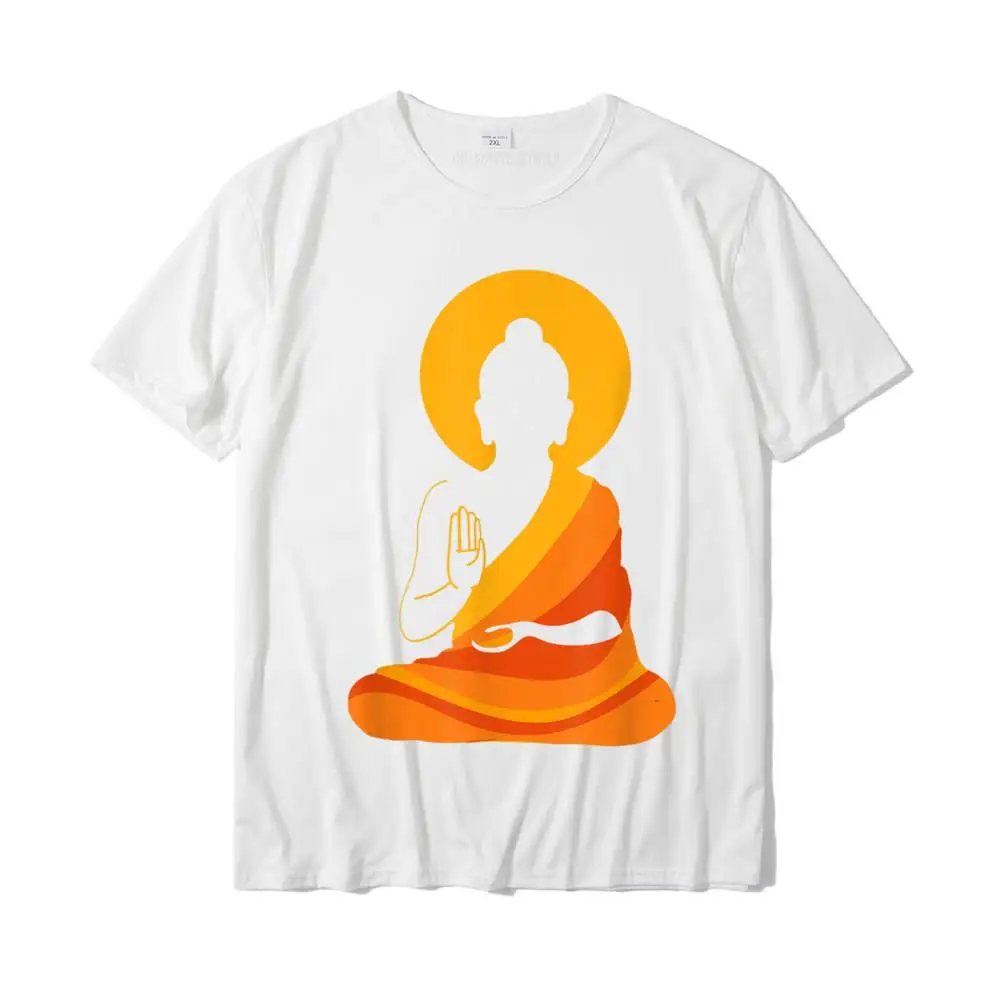 2021 Discount Family cosie Short Sleeve T-Shirt Summer Fall Crew Neck 100% Cotton Fabric Tops Shirts for Men Tee-Shirts Casual Buddha YingYang Zen Yoga T-shirt Tee Relax and enjoy life! T-Shirt__MZ15738 white