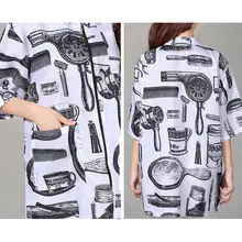 Ретро парикмахерские комбинезоны стрижка техник одежда горячая окрашенные волосы стилист большой рабочий костюм R3MF