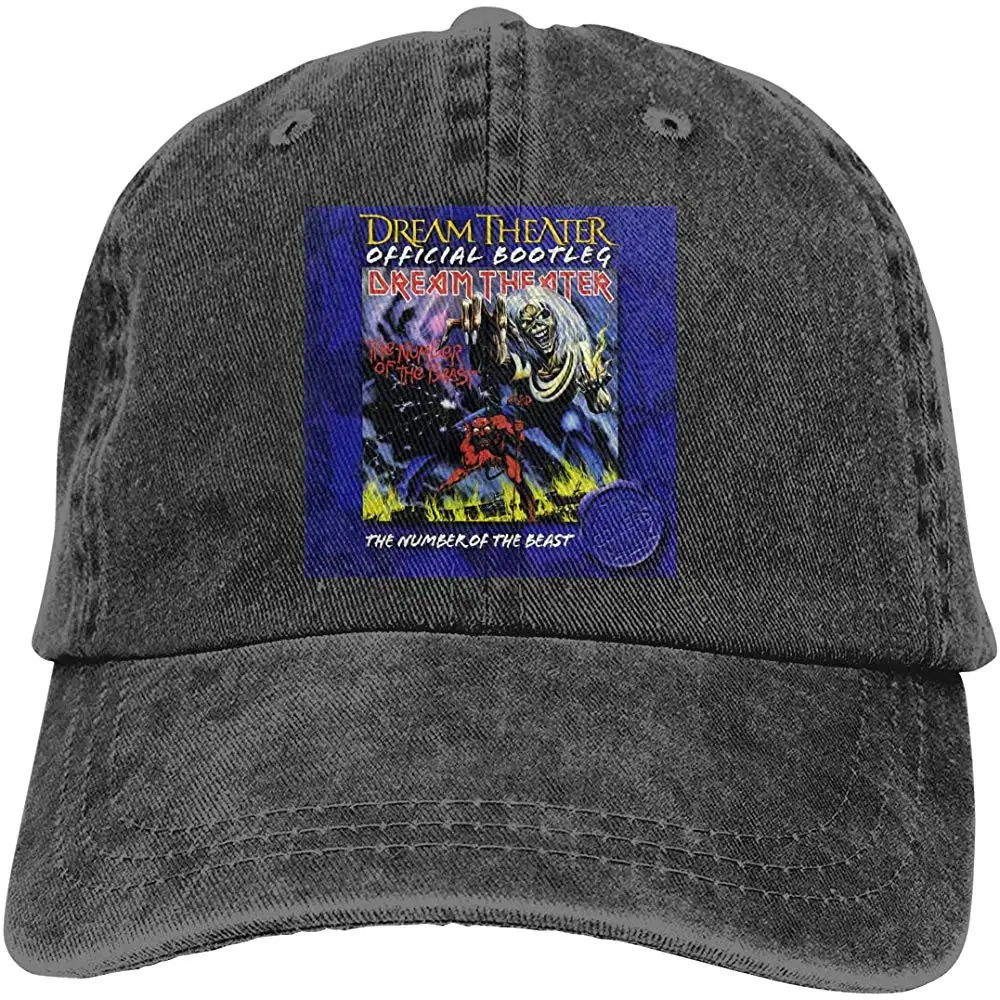 Dream theater Повседневная шляпа от солнца с номером зверя, спортивная бейсболка, унисекс, регулируемая шапка
