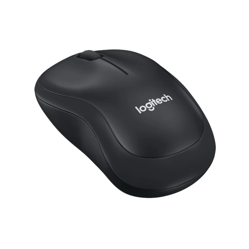 Мышь Logitech B220 черный оптическая(1000dpi) silent беспроводная USB(2but