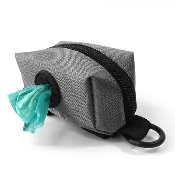 

New Oxford Pet Dog Mini Travel Garbage Bag Holder Leash Attachment Pet Refuse Bag Dispenser for Dogs Cat Waste Poop Bag Accessor