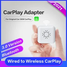 MIni CarlinKit-adaptador inalámbrico para CarPlay, accesorio con cable USB para coches de fábrica, Dongle CarPlay para Audi Benz Volvo Honda, 3,0