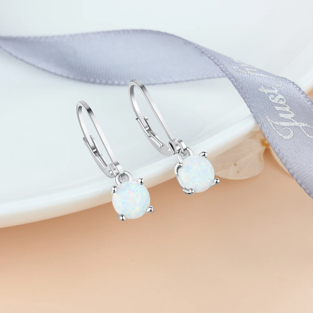 conjuntos de joias com anéis brincos femininos argolas opala prata conjuntos de joias coreanas para casamento hub