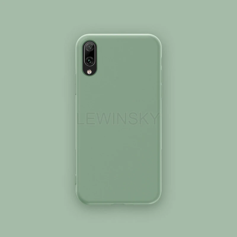 Силиконовый матовый чехол ярких цветов для Honor 9X9 10 lite 8X 8A View 20 7C 7A Pro Чехол из мягкого ТПУ Ультратонкий чехол для телефона