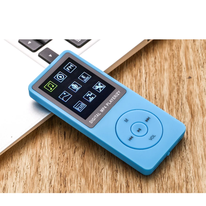 Ультра-тонкий MP3 музыкальных плееров Портативный 1,8-дюймовый ЖК-дисплей Экран FM радио видеоигры фильм Walkman встроенный объём памяти 8 Гб