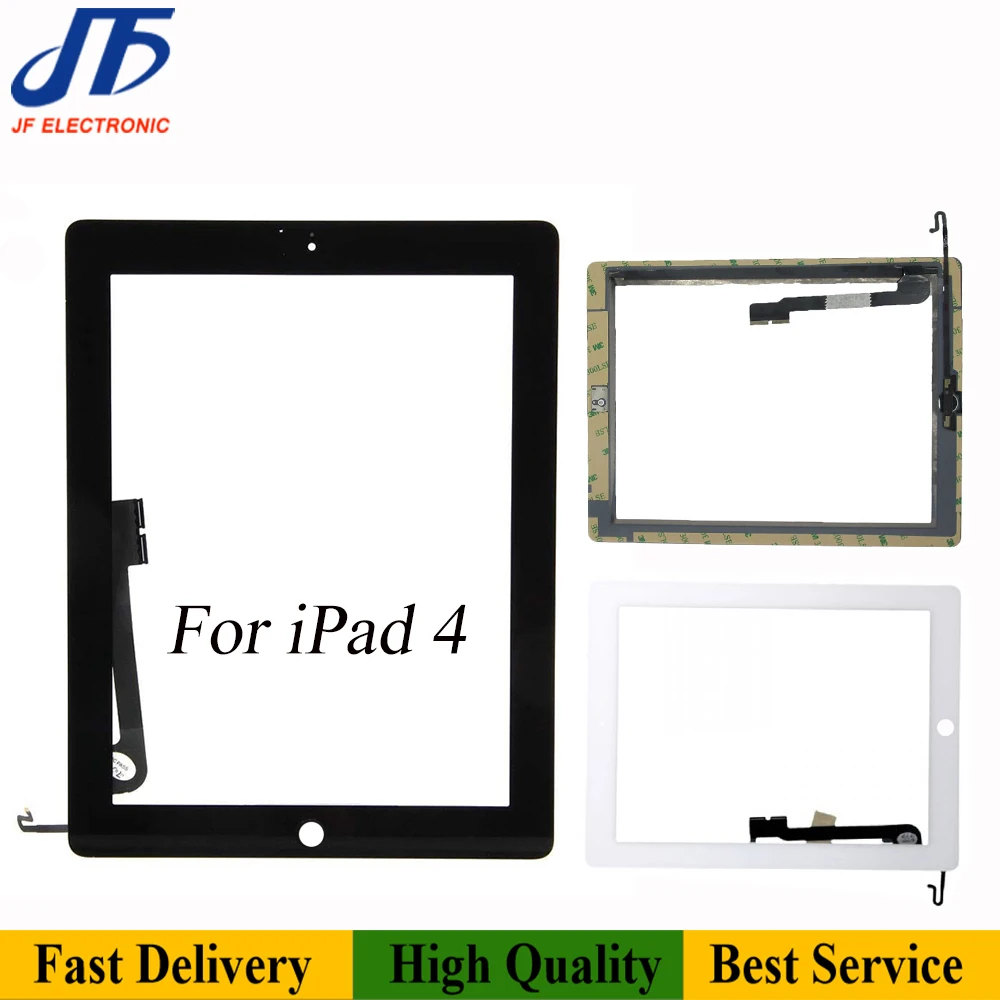 10 шт./лот сменный сенсорный экран для ipad air 2/3/4/5|ipad glass replace|touch screen digitizertouch digitizer