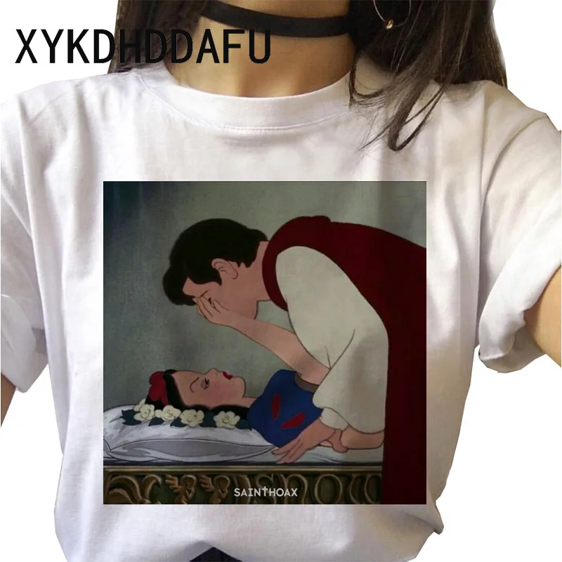 Vogue Princess T Shirt Women 90s Harajuku Funny Cute Tshirt Cartonn Ulzzang Vintage T-shirt Female Fashion Top Tees Clothes