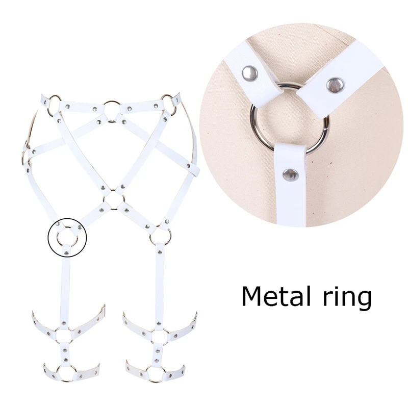 Кожаный ремень-подвязка клетка талии монокристаллический солнечный элемент Фетиш гот уплотнительное кольцо ремень Эластичный отрегулировать выдалбливают портупея нижнее белье