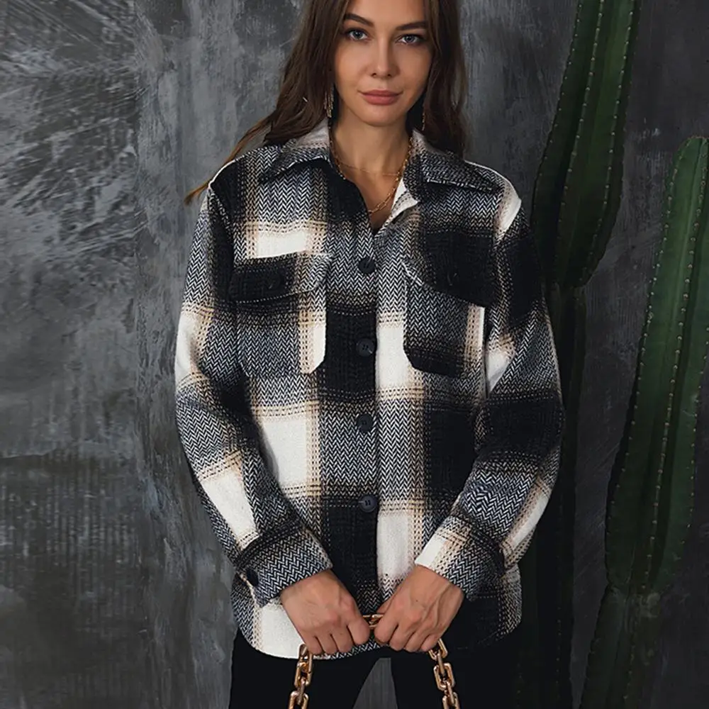 hm checkered jacket