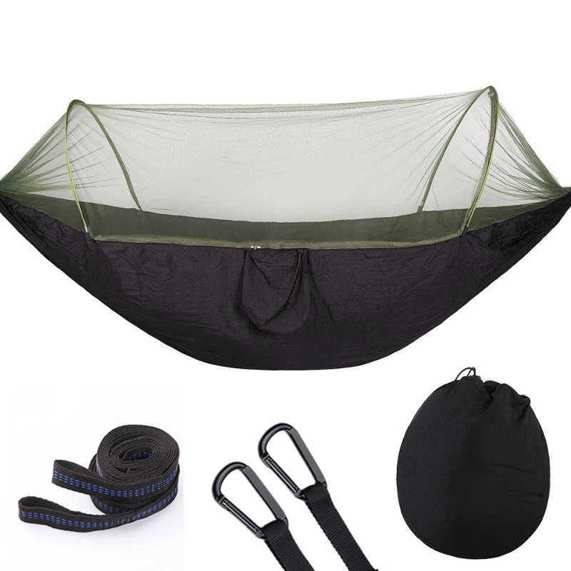 Outdoor Sleeping Gear Camping Hammock Outdoor Portable Hanging Bed Sleeping Swing Travel Tent 2 Person Hammocks