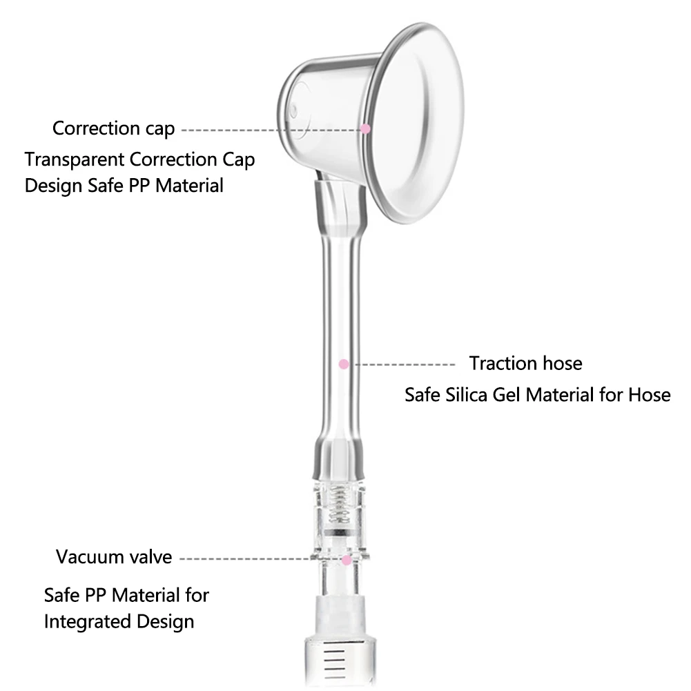 

2PCS Redress Pullers Inverted Small Breastfeeding Aid Nipple Aspirator Corrector Women Effective Sucking PP Treatment Painless