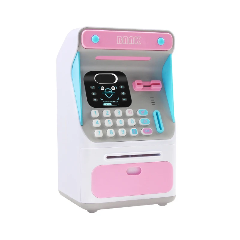 YUNYODA Hucha electrónica para niños, Hucha Digital con contraseña, Hucha  eléctrica Grande, cajero automático, máquina Segura para Billetes, Ahorro  automático de Monedas para Regalos de niños : : Hogar y cocina