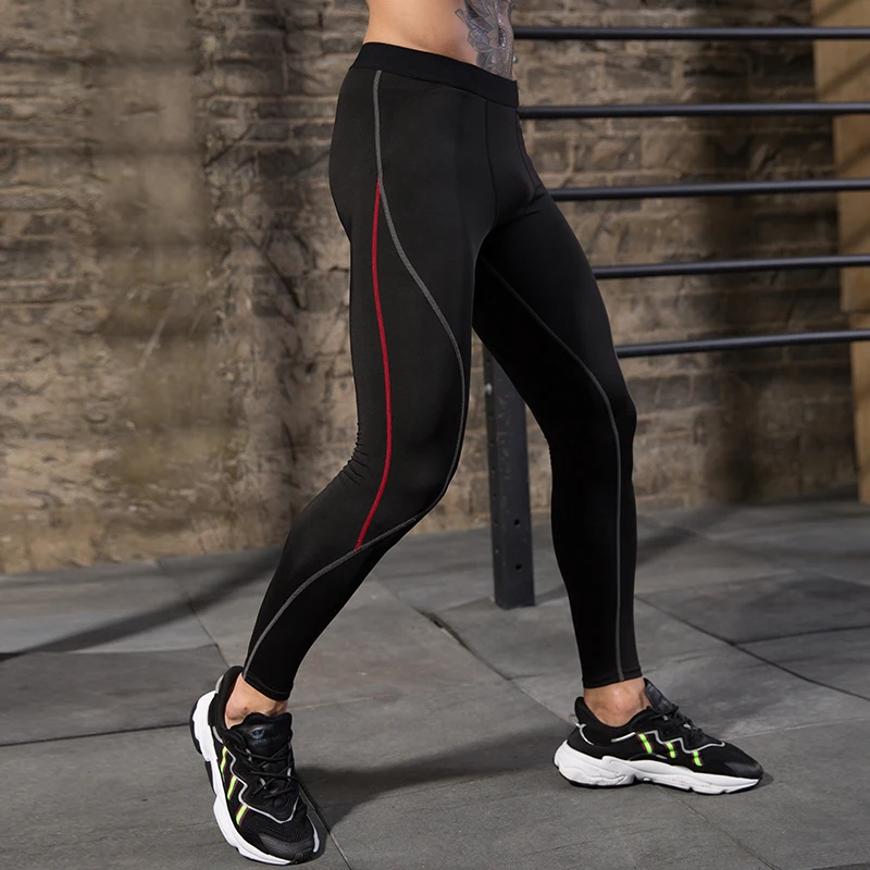 Men's Tights Compression Sport Pants Men Running Gym Leggings Training and Joggings Leggings Soccer Tights Sports Pants for Men