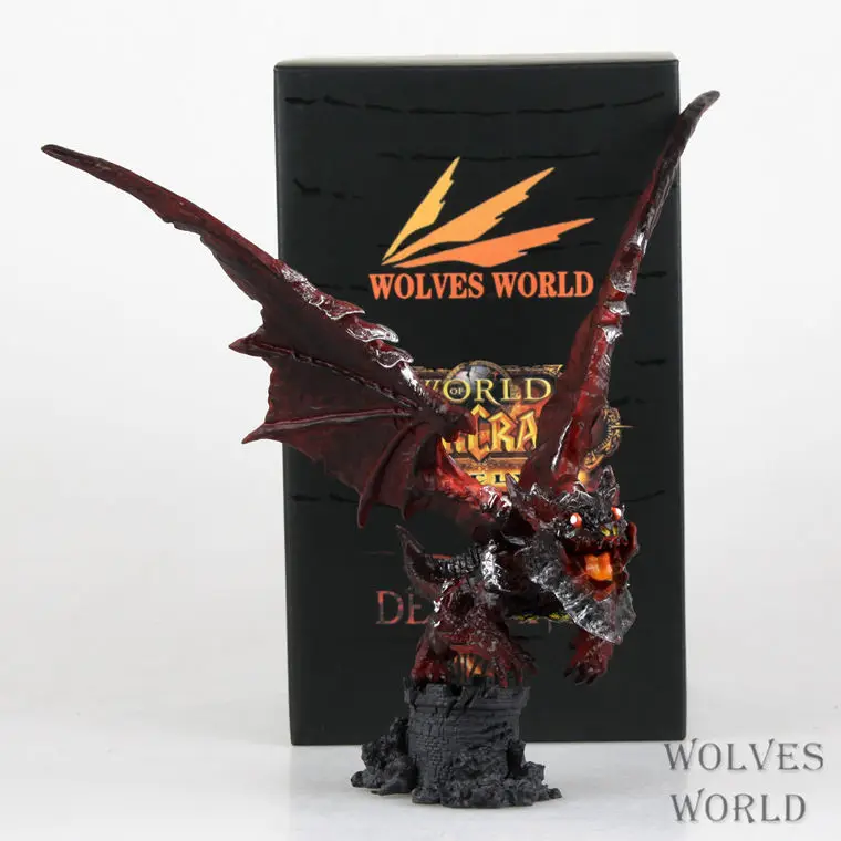 

Anime Blizzard World of Warcraft Cataclysm Neltharion Death of Pterosaur Game Garage Kit Model Ornaments