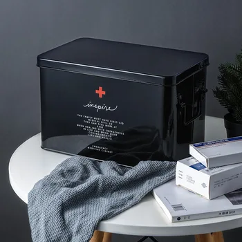

Household Medicine Large-Capacity Medicine Box Portable Multi-Layer First Aid Kit Children's Home First Aid Box Toolbox