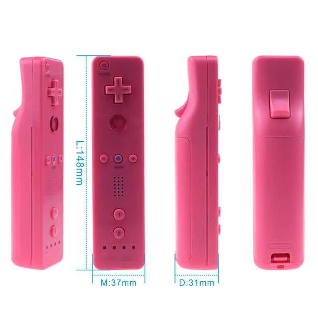7 Colors 1pcs  Wireless Gamepad  For Nintend Wii Game Remote Controller  Joystick without Motion Plus 2