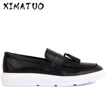 

Sail-Lakers Genuine Leather Men's Casual Shoes Loafers Sneakers 2020 New Fashion Handmade Retro Leisure Shoes Zapatos Hombrele