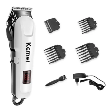 

Kemei KM-809A Professional Rechargeable Electric Haircut Machine LCD Display Hair Clipper Tool YouTuBe HOT!