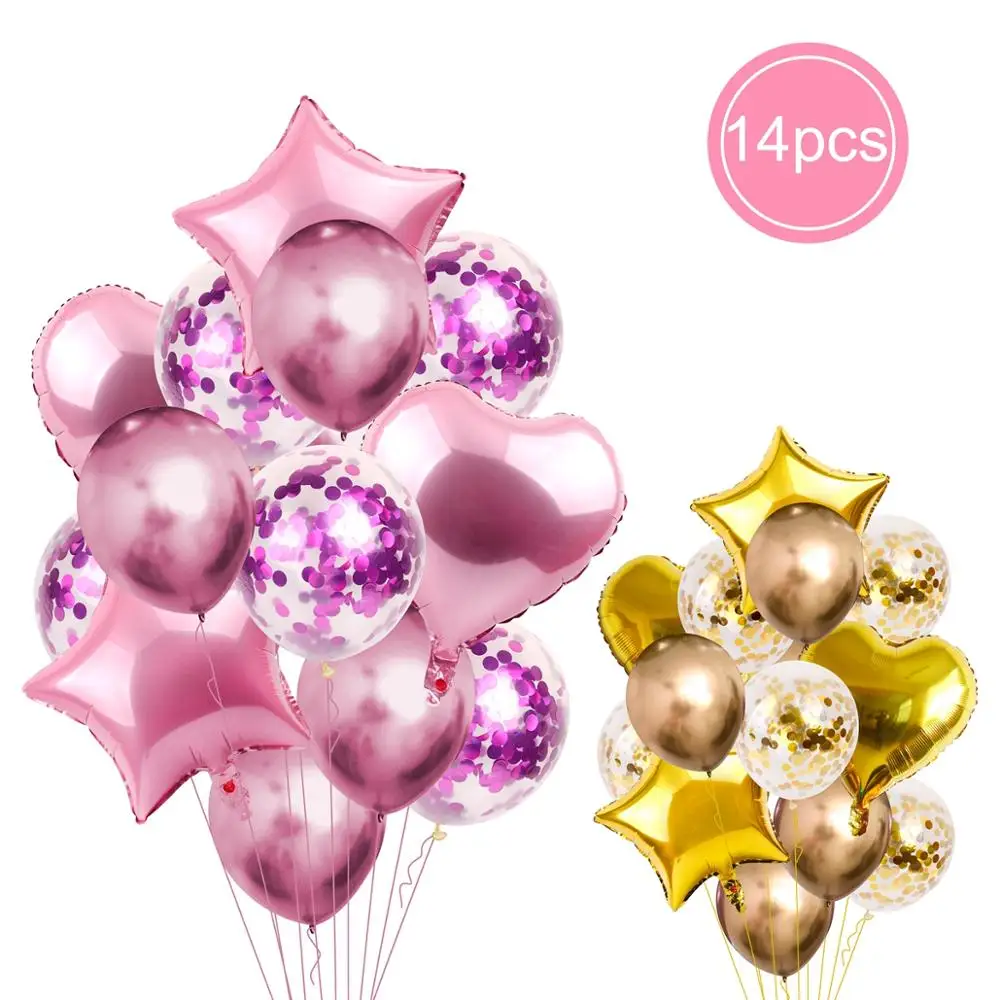 Вечерние воздушные шары для конфетти из фольги PATIMATE праздничные украшения дня