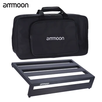 

ammoon DB-3 Portable Guitar Effect Pedal Board Pedalboard Aluminum Alloy with Carrying Bag Pedals Mounting Tapes