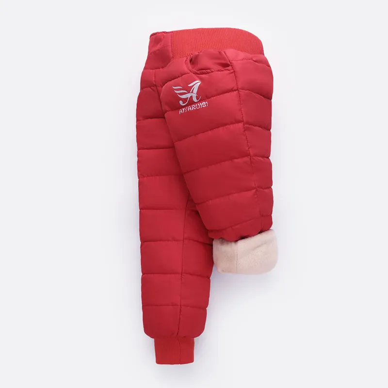 Children Trousers Winter Boys Girls Thicken Outer Wear Warm Pants Waterproof Ski Children's Clothing Long Pants girls pants boys pants kids pants girls trousers