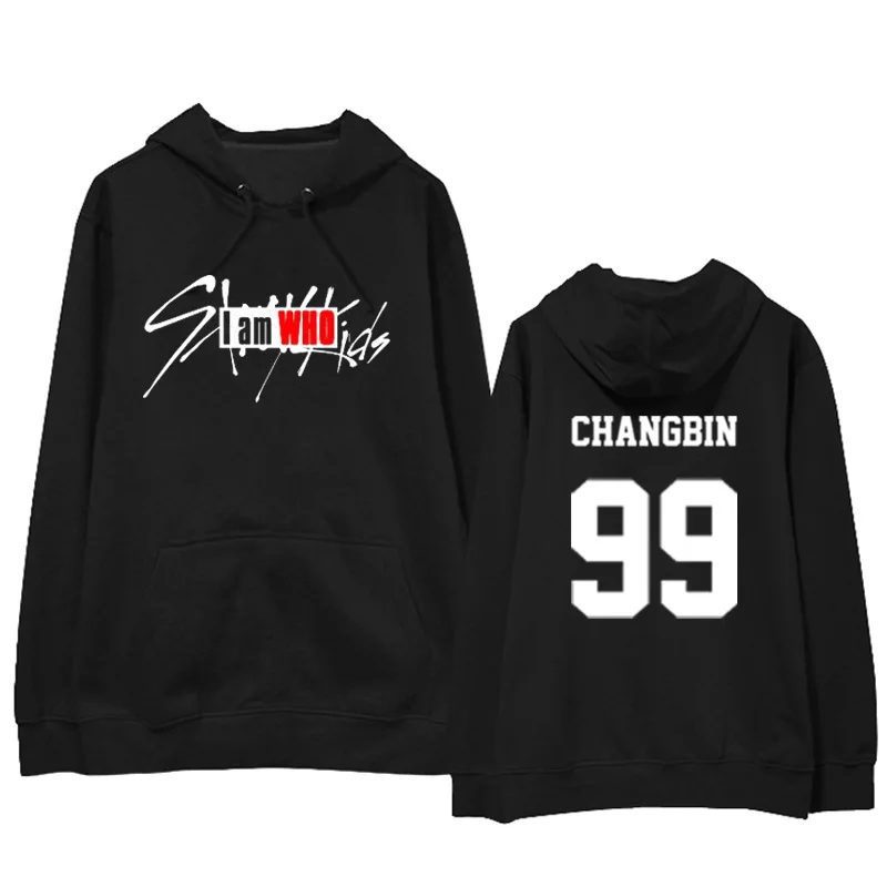 Kpop Straykids/одежда с надписью «I am WHO» осенне-зимние толстовки с длинными рукавами в Корейском стиле для школьников k-поп свитшоты k-pop