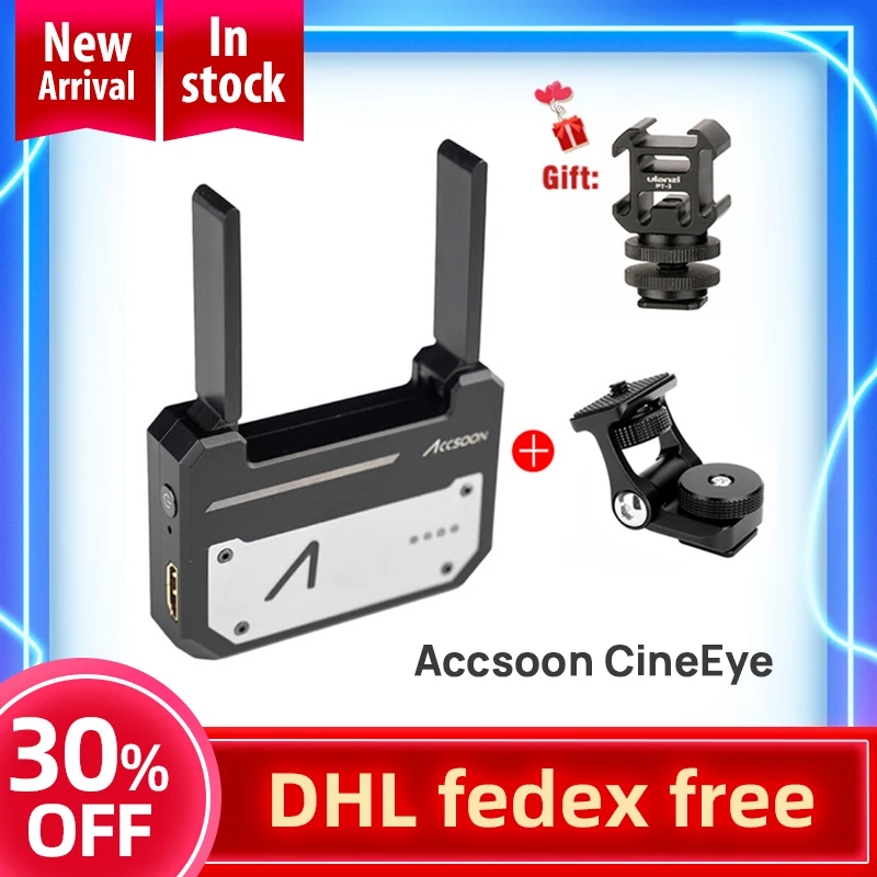 В наличии Accsoon CineEye 1080p Вай Фай HDMI передатчик 5G Беспроводной передачи изображения
