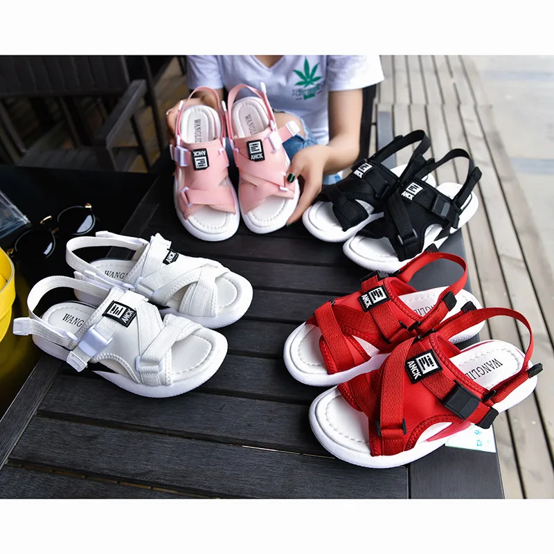 

Hong Kong Style Fashion Sandals Women's Summer New Style Fairy-Style Students Versatile Flat Thick Bottomed Slip Wear Dual Purpo