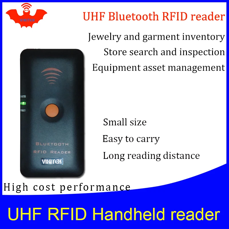 Карманный портативный RFID считыватель UHF bluetooth подключение к стандарту простой в