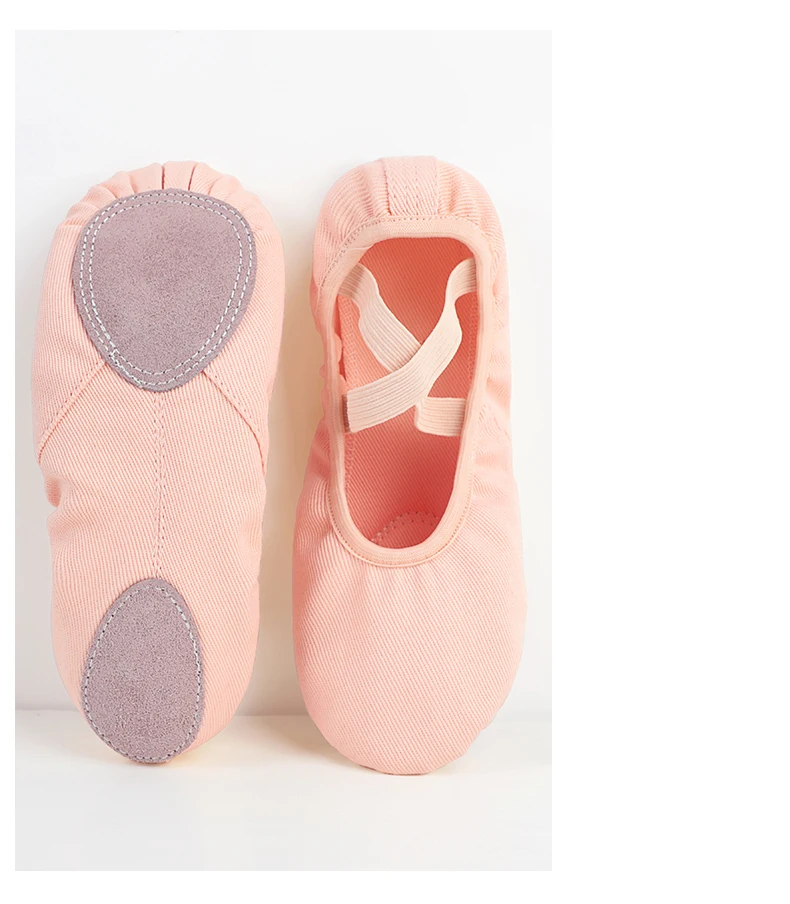 Ballett Tanz Schuhe für Frauen Mädchen Split Weiche Sohle Stretch Leinwand Ballett Hausschuhe Elastischen Stoff Professionelle Ballett Schuhe – Detail 12