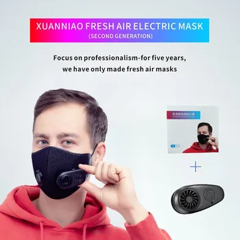 

Combination Of Anti-smog Breathing Cycling Electric Mask And Air Freshener Mascarilla Reutilizable Mondkapjes Herbruikbaar