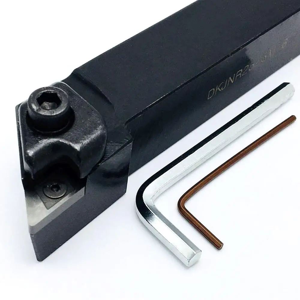 

Lathe tool holder DKJNR2020K16 DKJNR2525M16 93 degree turning tool external tool holder needs to be used with KNUL160405R blade