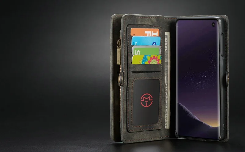 Кошелек Браслет чехол для телефона samsung Galaxy S10 plus S10e coque роскошные кожаные чехлы Etui защитные чехлы аксессуары сумки