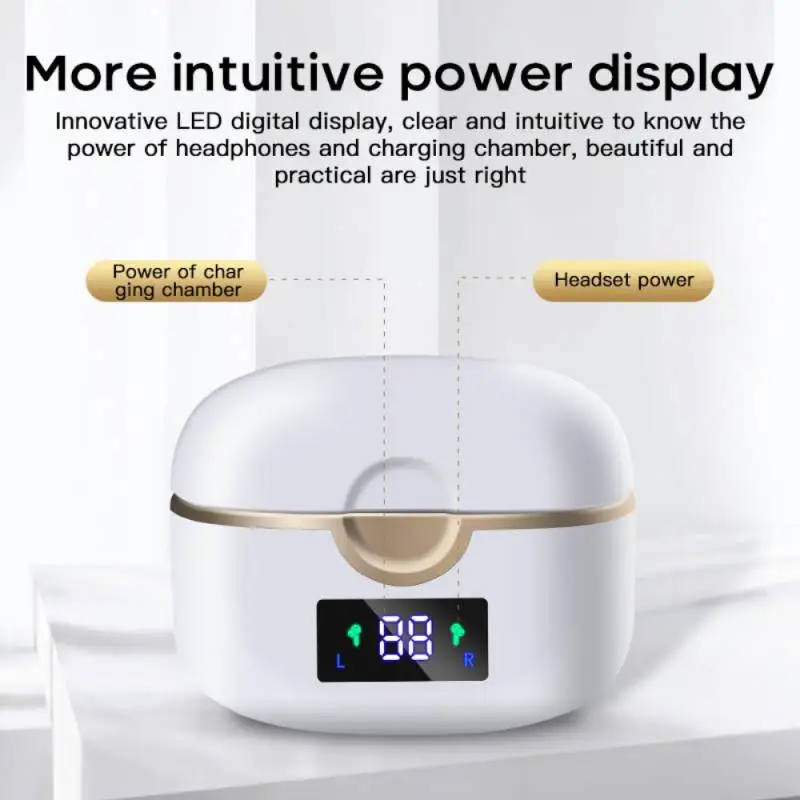 Модные беспроводные наушники Bluetooth 5 1 для iPhone Samsung Xiaomi стерео Hifi музыкальная