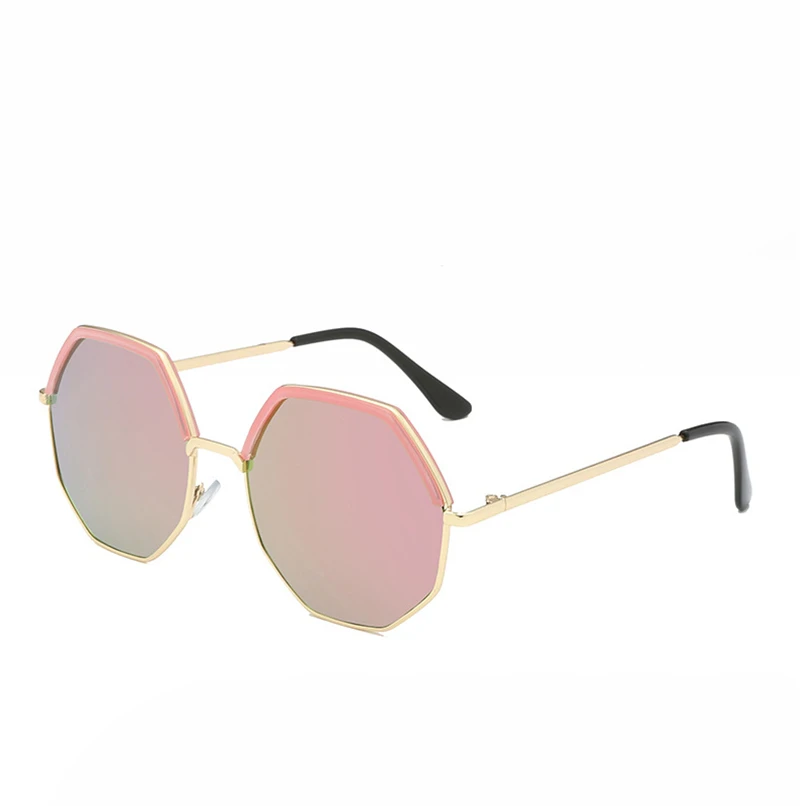 

Fashion gold frame sunglasses ladies sunglasses anti-UV polygon retro large frame glasses net red with the Korean version