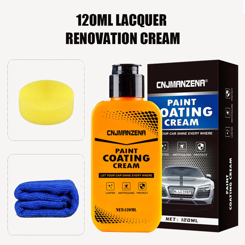 Car Paint Cleaner Cnjmanzena Car Coating Agent Auto Paint Cleaner Interior Leater Plastic Part Maintenance Refurbishing AgentCar Wax Crystal Plating Set Hard Glossy Wax Layer Covering Paint Surface Coating Formula Waterproof Film Car Polish Dropshipping meguiars scratchx