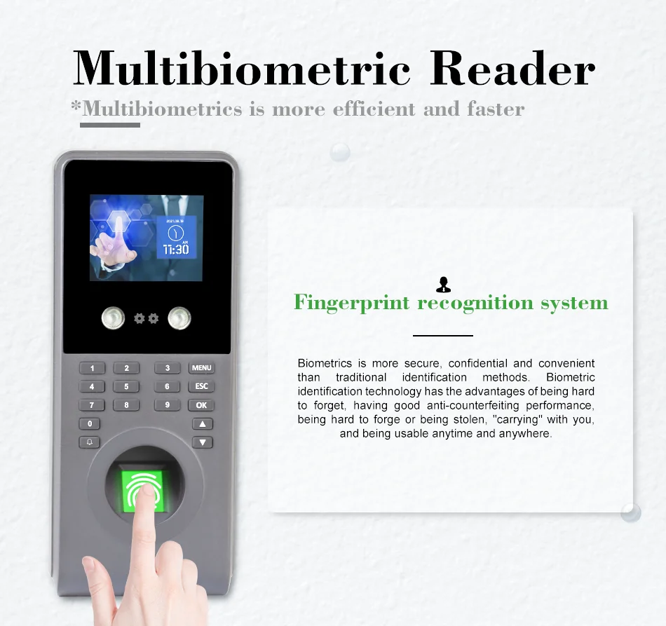 automatic door lock system Eseye Biometric Attendance Systems Face Recognition Fingerprint RFID Access Control System Staff Office Attendance Machine WIFI fingerprint recognition device