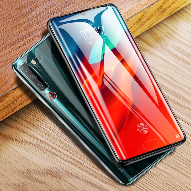 100D Full Curved Film For Lenovo Z6 Pro 5G S5 Screen Protector Lite Youth Cover 3D Hydrogel Not Tempered Glass | Мобильные телефоны