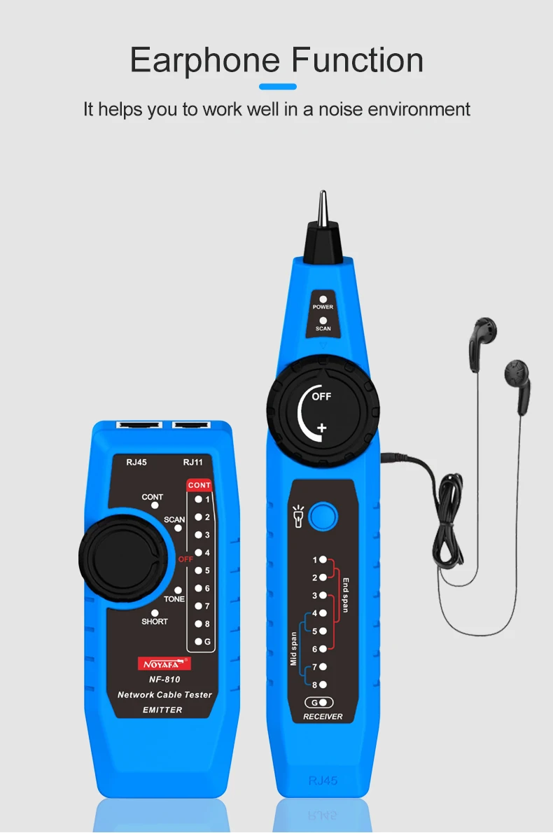 rede testador detector anti-interferência