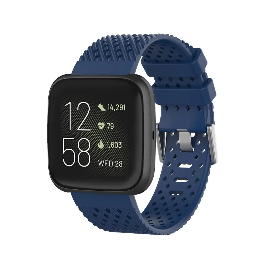 Для Versa силиконовая дышащая повязка для Fitbit Versa 2 сменный ремешок для часов браслет ремешок для Fitbit lite Смарт-часы